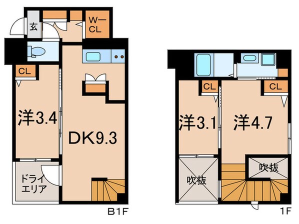 AGRATIO品川大井の物件間取画像